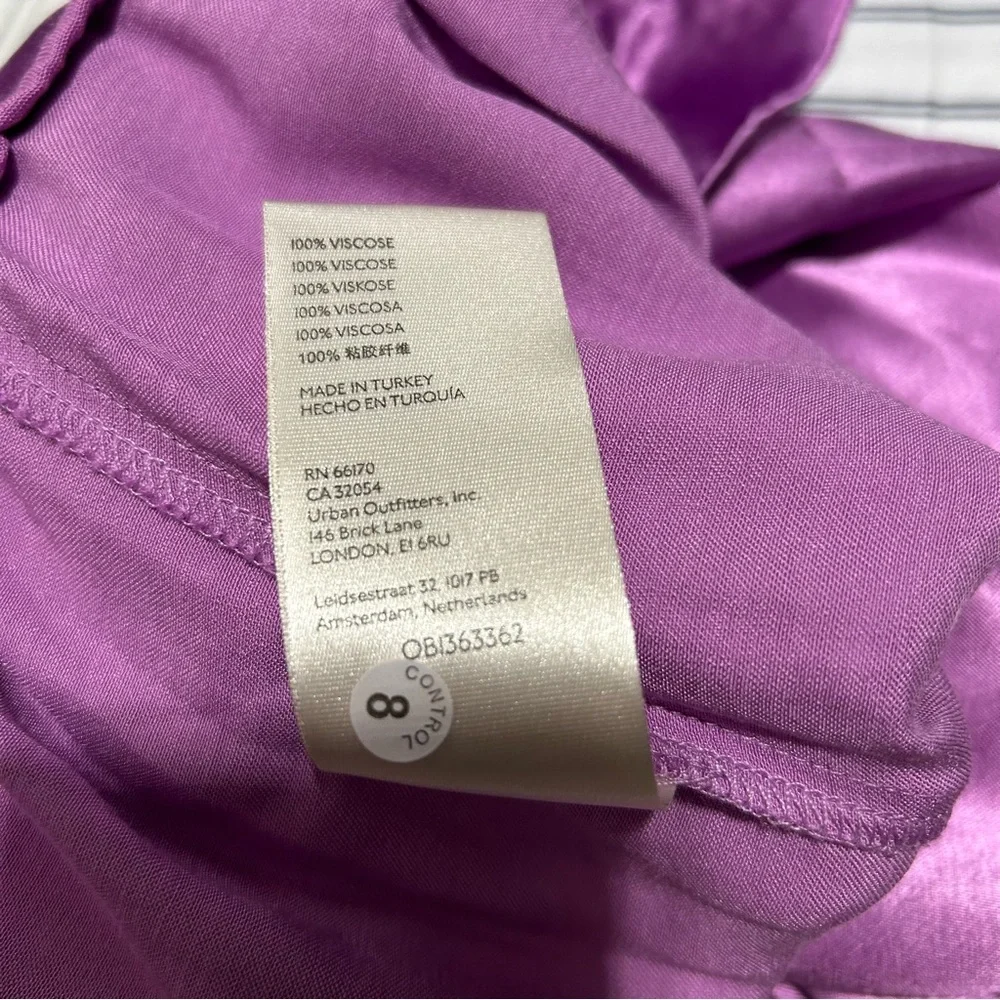 Free People Good Days Satin Trousers Purple Medium Festival Party Going Out